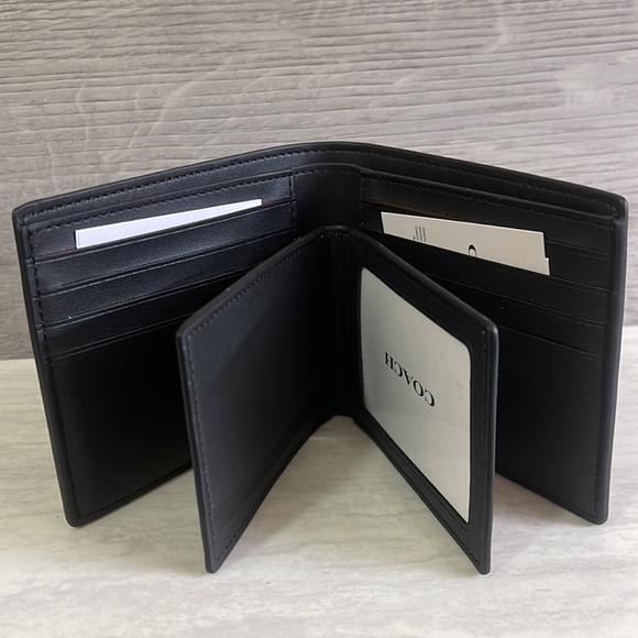 COACH 3 IN 1 WALLET IN BLOCKED SIGNATURE CANVAS - Picture 2 of 5